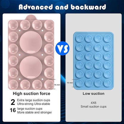 Double Sided Silicone Suction Phone Holder Mount, Compatible - Image 5