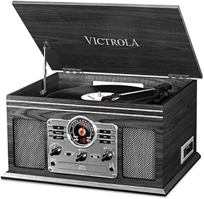 Victrola The Quincy 6-in-1 Bluetooth Record Player & Multimedia Center by Victrola