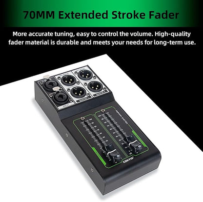 Passive Stereo Volume Controller, XLR 2 Input 2 Output Stereo Studio Controller - Image 7