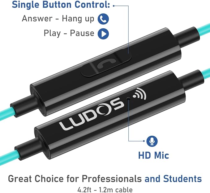 LUDOS Clamor USB C Headphones for iPhone 16 15 Pro Max Plus iPad Pro, 5 Years - Image 3