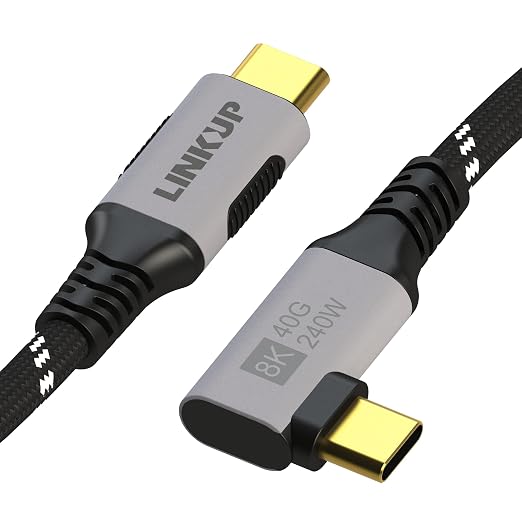 LINKUP USB 4.0 USB C to USB C Cable | Thunderbolt 4/3 Compatible | Type C by LINKUPTechnologies