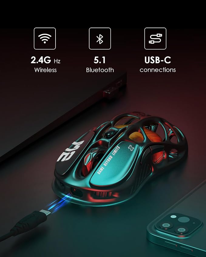 GravaStar Mercury M2 Wireless Gaming Mouse - Image 6