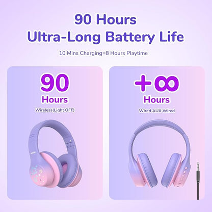EarFun K4 Kids Bluetooth Headphones, Wireless Headphones - Image 6