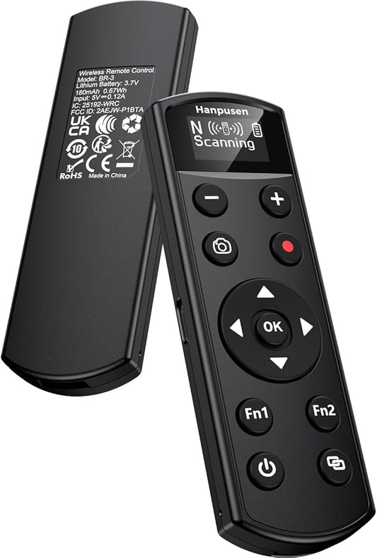for Nikon Camera Remote Control, Hanpusen Rechargeable Wireless Shutter Release by HANPUSEN