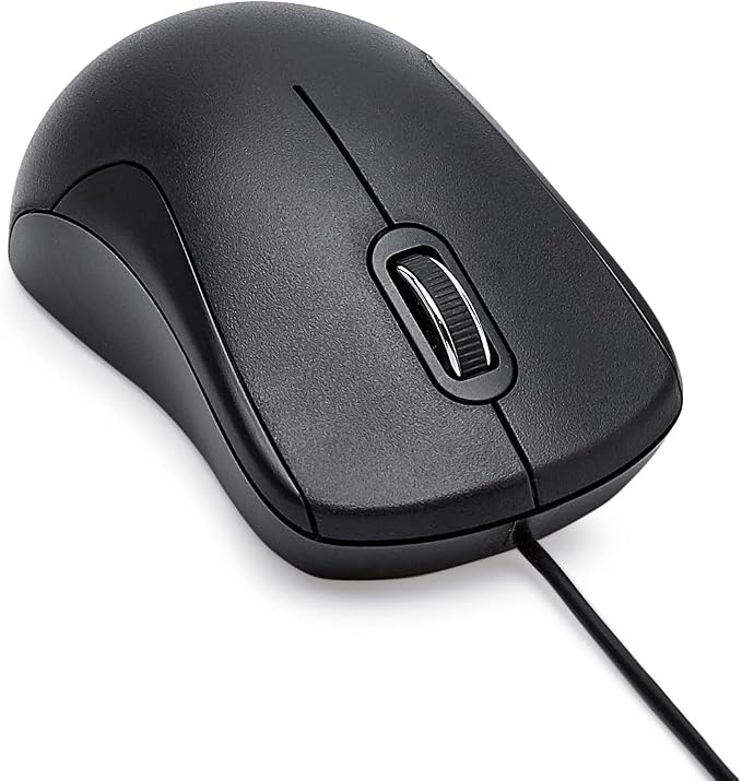 Amazon Basics 3-Button USB Wired Mouse - Image 3