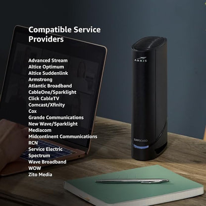 Arris - Cable Modem Router Combo - Fast DOCSIS 3.1 Multi-Gigabit WiFi 6 - Image 4