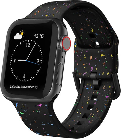 Sport Band Compatible with Apple Watch Bands 49mm 46mm 45mm 44mm 42mm 41mm 40mm by Recoppa