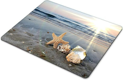 Sunset Beach Baker Starfish Mouse pad Customized Mousepad Non-Slip Rubber Base - Image 4