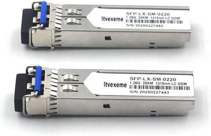 2 Pack 1.25G SFP Network Transceiver Module, 1000Base-LX Single Mode, 1310nm SMF - Image 7