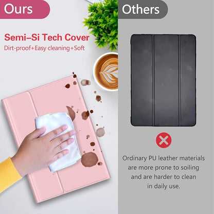 Galaxy Tab A9 Plus Case with Keyboard 5G 11 Inch 2023, 7 Color Backlit - Image 3