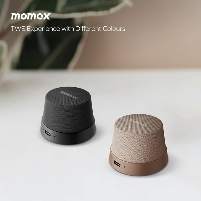 MOMAX Magnetic Portable Speaker Wireless, IPX6 Waterproof Shower Speaker Small - Image 3