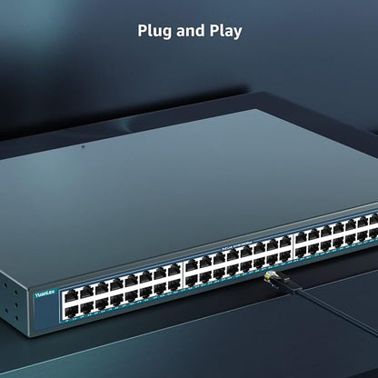 YuanLey 48 Port Gigabit PoE Switch Unmanaged - Image 5