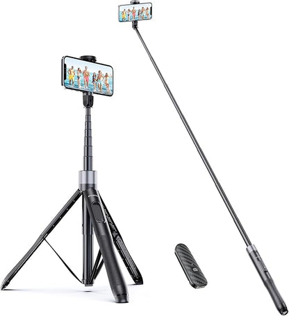 ATUMTEK 60" Selfie Stick Tripod, All in One Extendable Phone Tripod Stand by ATUMTEK