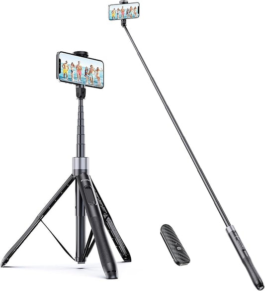 ATUMTEK 60" Selfie Stick Tripod, All in One Extendable Phone Tripod Stand by ATUMTEK