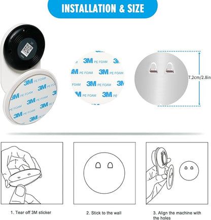 4 Pack Indoor Wall Mount for Yi Home Security Camera, No Punching, Extremely - Image 5