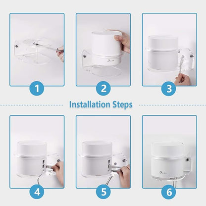Wall Mount Holder for TP-Link Deco X20/X55/Pro/X60/X68 WiFi 6 Mesh WiFi System - Image 5