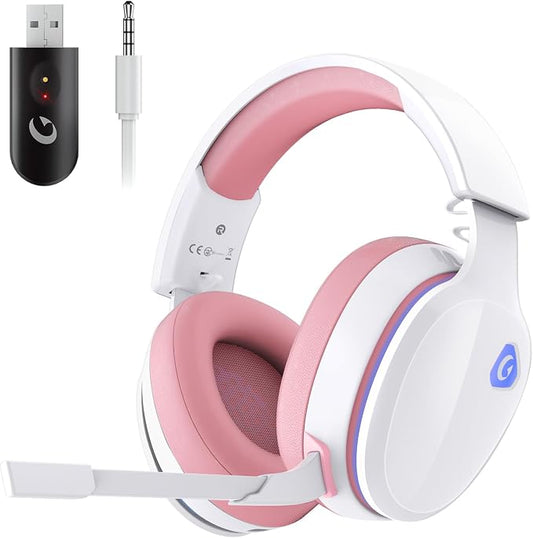 2.4GHz Wireless Gaming Headset for PS5, PS4 Fortnite & FPS Gamers, Nintendo by Gtheos