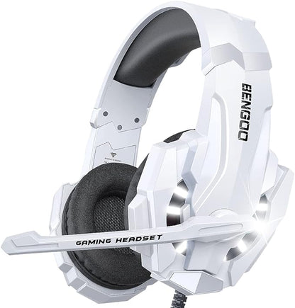 BENGOO Pro Gaming Headset for PS4 PS5 PC Xbox One Controller, Noise Cancelling - Image 8