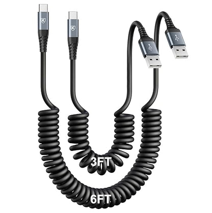 USB Type C Charger Cable Fast Charging, USBC Cable Compatible by KIYODA