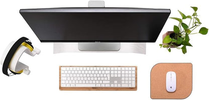 SAMDI Wooden Computer Monitor Stand, Desktop Accessories, Laptop Stand - Image 7