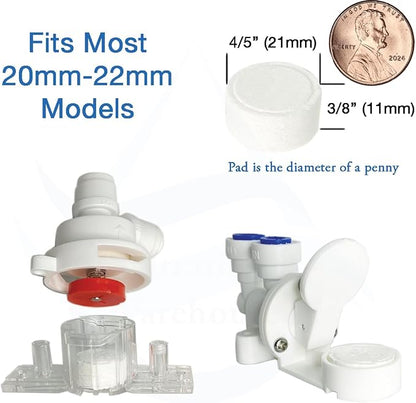 20mm 10 to 50 Pack Leak Stop Valve Replacement Pads, US Company! Support - Image 3