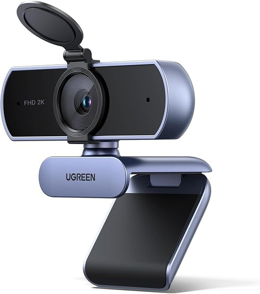 UGREEN 2K Webcam, Full HD 1080P Webcam by UGREEN