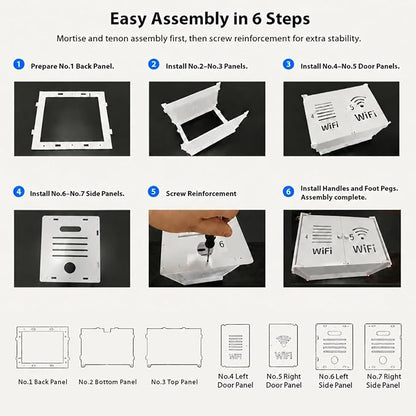 Dual Magnetic Door Router Box Hider, Wall Mount & Freestanding Use, WiFi Device - Image 7