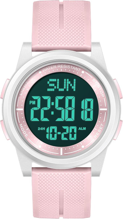 Beeasy Digital Watch for Men Women, 50M Waterproof, Ultra-Thin & Lightweight - Image 2