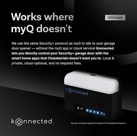 Konnected Smart Garage Door Opener blaQ - Image 2