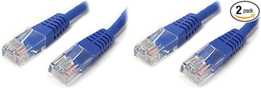 StarTech.com Cat5e Ethernet Cable - 2 ft Blue Patch - Molded Network Cord - by StarTech