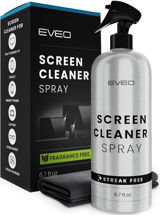 Screen Cleaner Spray and Wipe by EVEO