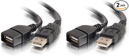 C2G 52107 USB A to A Long USB Extension Cable, 6.56 Feet by CablesToGo