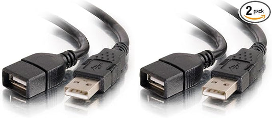 C2G 52107 USB A to A Long USB Extension Cable, 6.56 Feet by CablesToGo