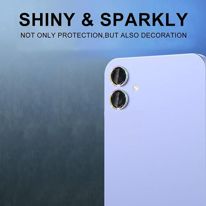 for Samsung Galaxy A06 Camera Lens Protector, Individual Metal Ring Tempered - Image 7