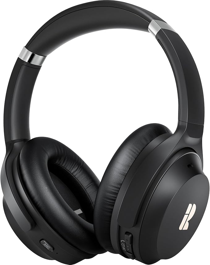 Bluetooth Headphones, Premium Active Noise Cancelling Wireless Headphones Over by Bluedee