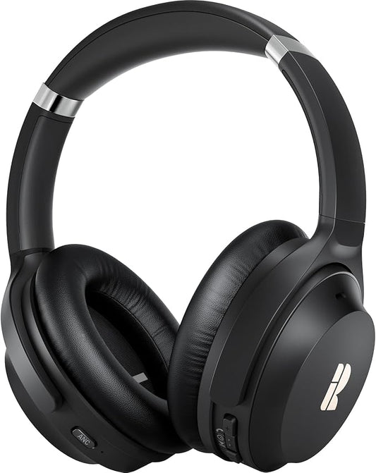 Bluetooth Headphones, Premium Active Noise Cancelling Wireless Headphones Over by Bluedee