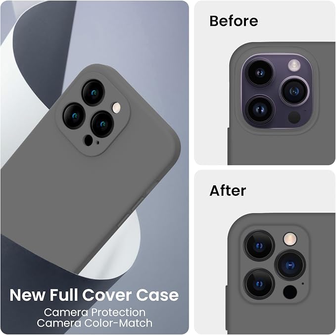 FireNova for iPhone 14 Pro Case, Silicone Upgraded Phone Case with, Soft - Image 3
