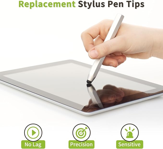 MECCANIXITY 20Pcs Replacement Stylus Pen Tips 10mm Conductive Capacitive Touch - Image 3