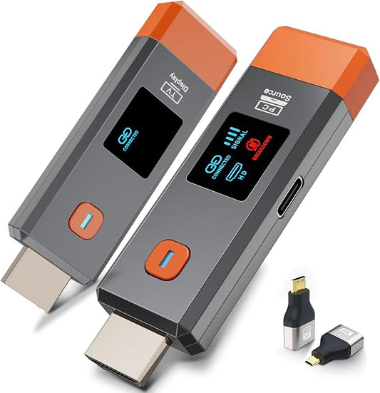 Wireless HDMI Transmitter and Receiver 165ft/50m 4K Decode Input 1080P Output by Unknown