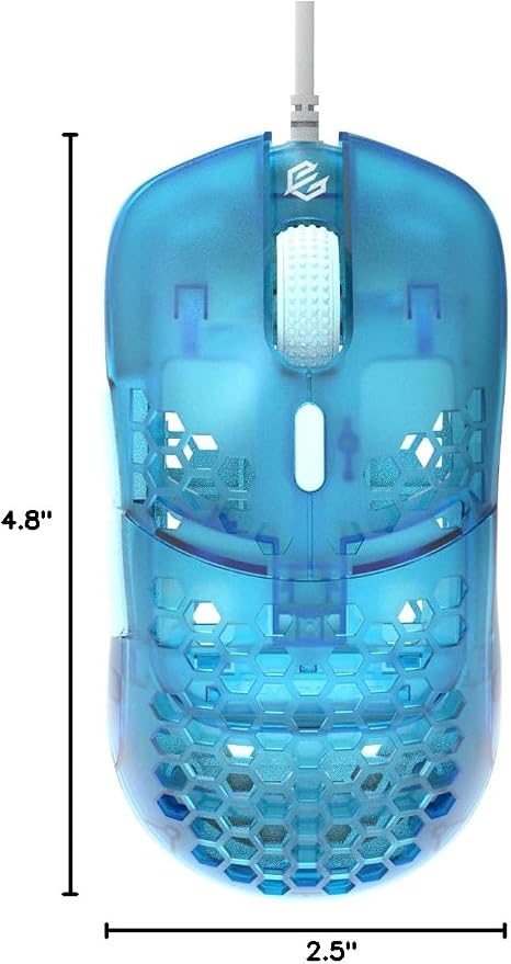 Gwolves Hati HTM Lightweight Honeycomb Wired Gaming Mouse, 3389 Sensor - Image 5