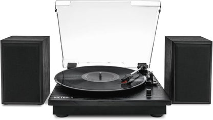 Victrola Montauk Vinyl Record Player, 3-Speed Belt Driven Turntable by Victrola