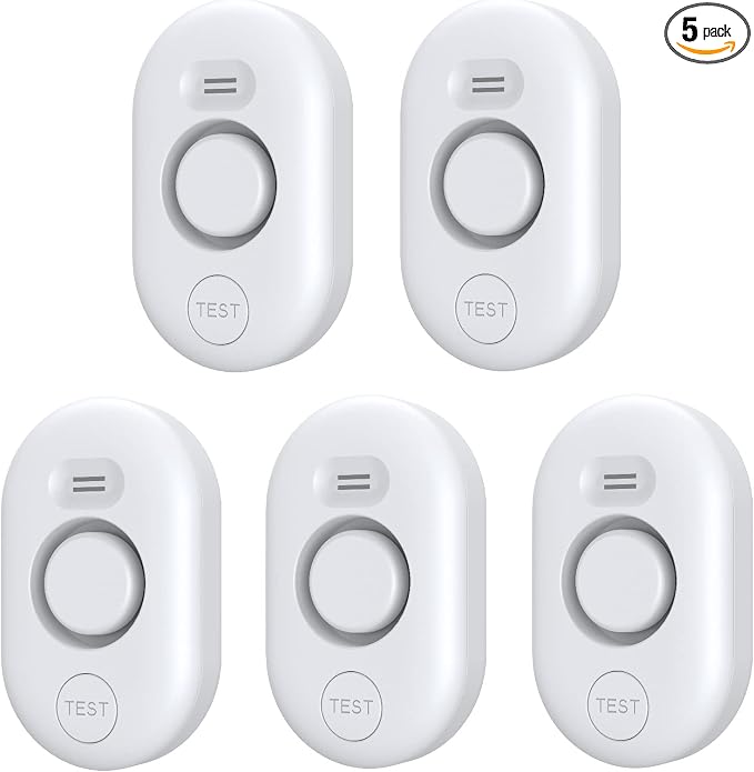 Water Leak Detector Sensor Alarm: Water Flooding Monitor by METAK