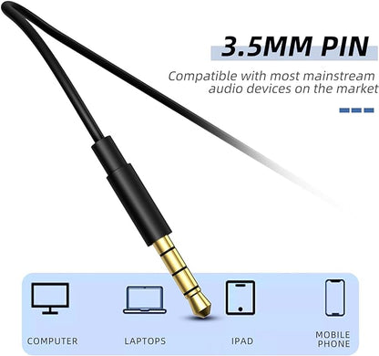 EP-06 Wired Earbuds in-Ear Earphones, Build-in Microphone Noise Isolating - Image 3
