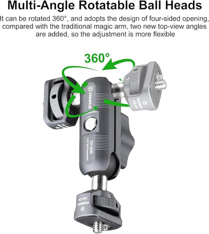 FANAUE Mini Articulating Arm Mount Camera Accessories Compatible - Image 4