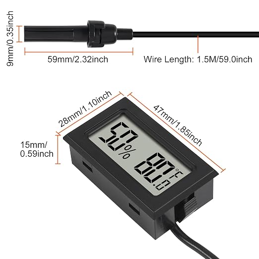 1Pcs Mini Digital Thermometer Hygrometer Gauge Indoor - Image 5