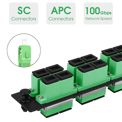 6 Duplex SCAPC Fiber Patch Panel - Image 2