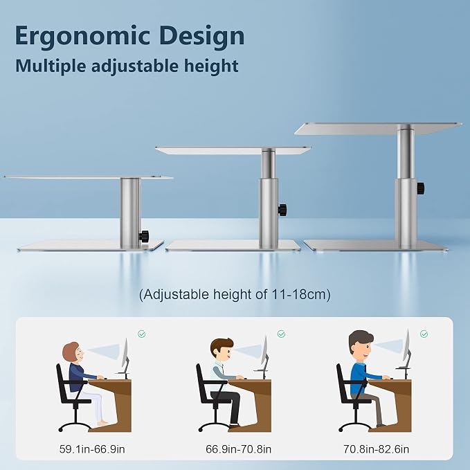 Nillkin Monitor Stand for Desk, Adjustable Height Computer Monitor Stand - Image 3