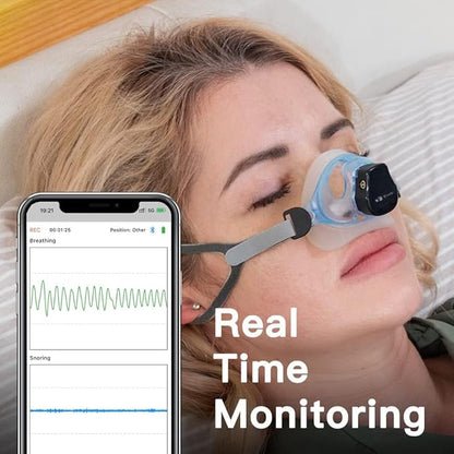 EMAY Sleep Breathing Monitor for Airflow Tracking | Record Breathing - Image 3
