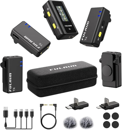 FULAIM X6 Wireless Lavalier Microphones by FULAIM