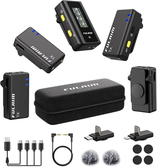 FULAIM X6 Wireless Lavalier Microphones by FULAIM